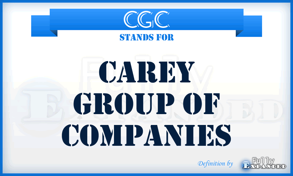 CGC - Carey Group of Companies