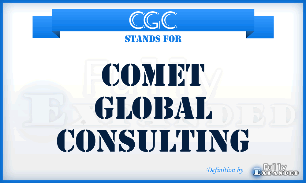 CGC - Comet Global Consulting