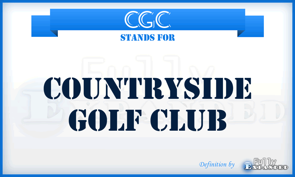 CGC - Countryside Golf Club