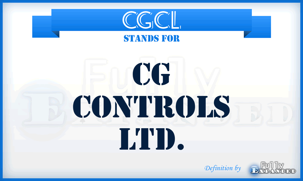 CGCL - CG Controls Ltd.