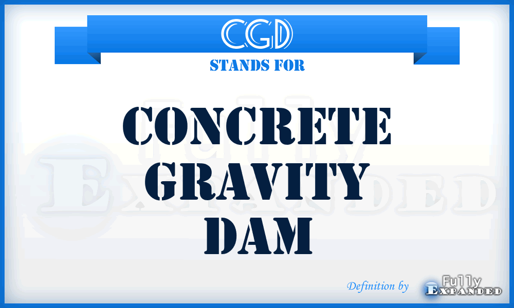 CGD - Concrete Gravity Dam