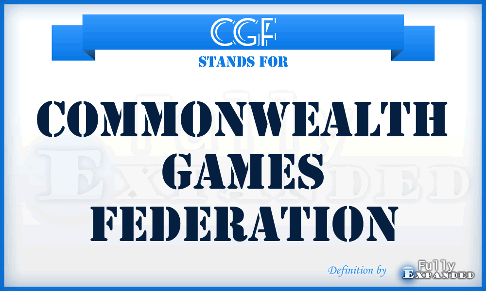 CGF - Commonwealth Games Federation