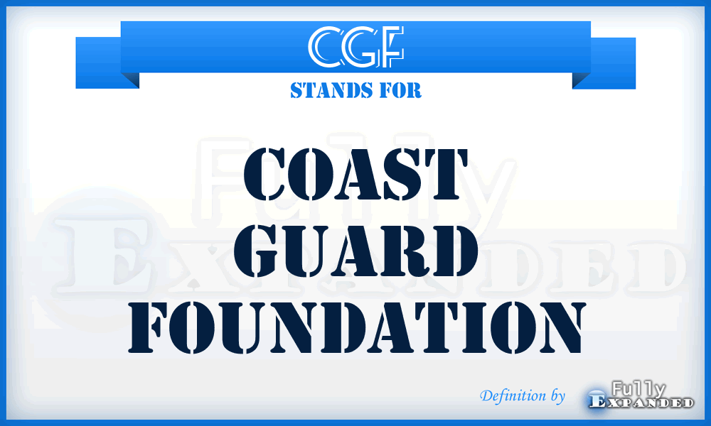 CGF - Coast Guard Foundation