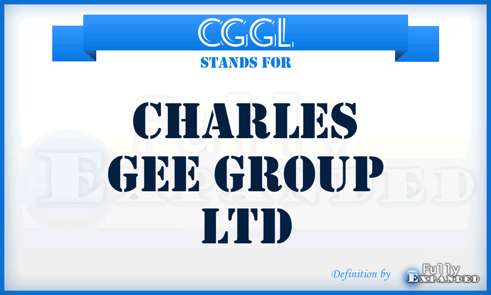 CGGL - Charles Gee Group Ltd