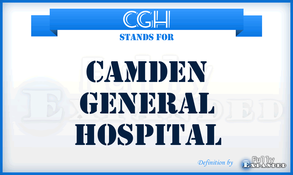CGH - Camden General Hospital