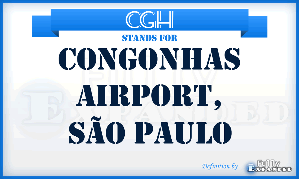 CGH - Congonhas Airport, São Paulo