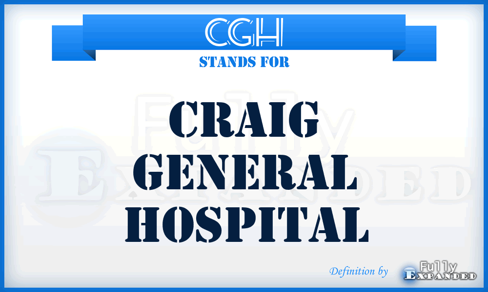 CGH - Craig General Hospital