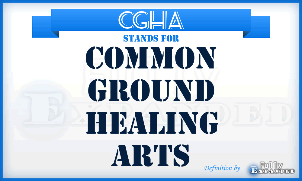 CGHA - Common Ground Healing Arts