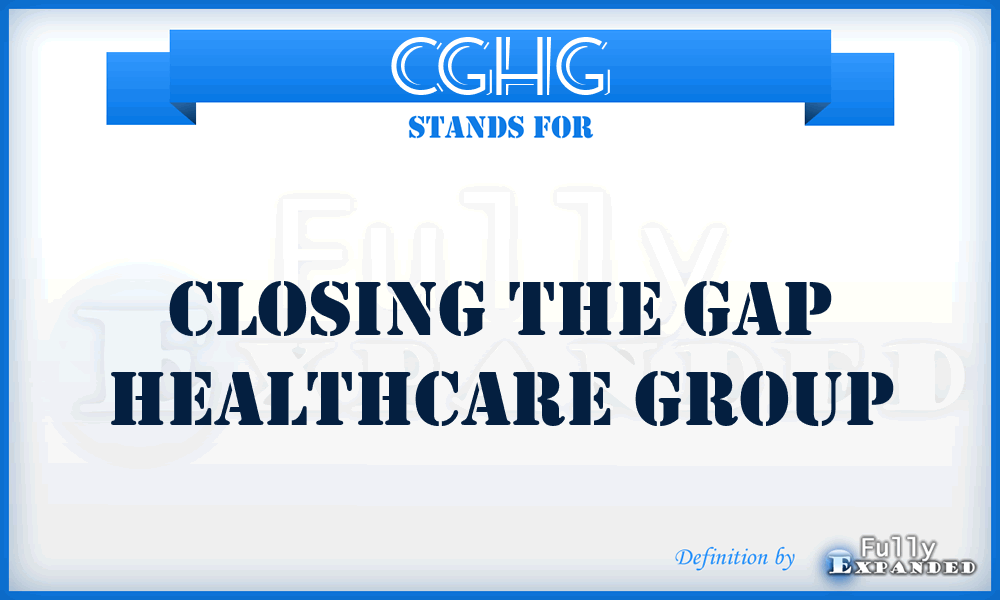 CGHG - Closing the Gap Healthcare Group