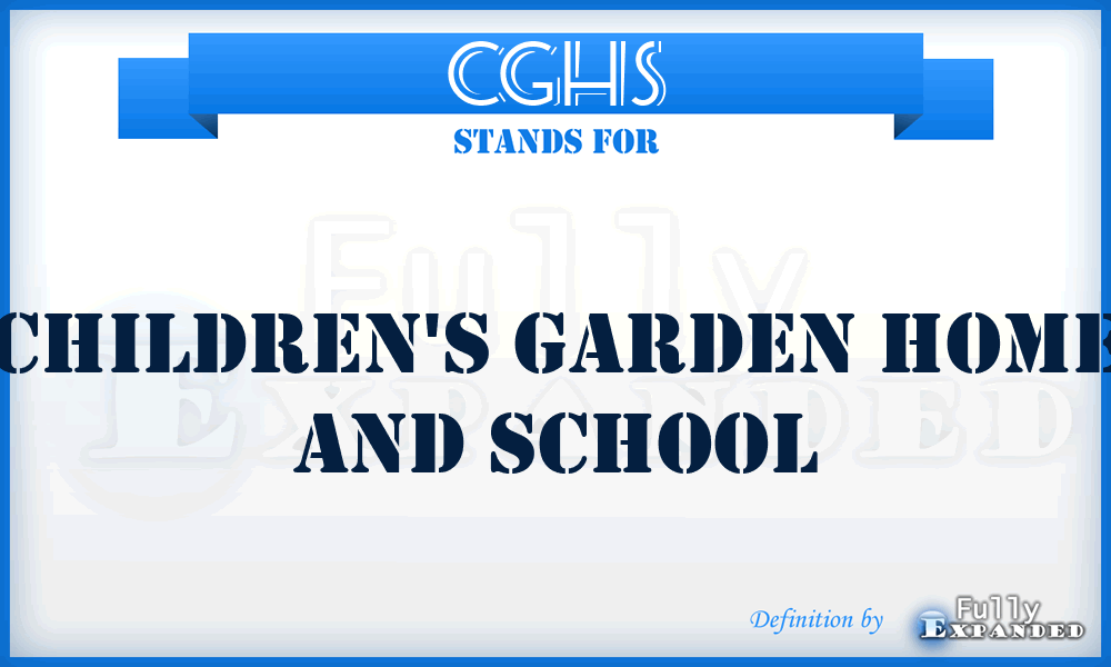 CGHS - Children's Garden Home and School
