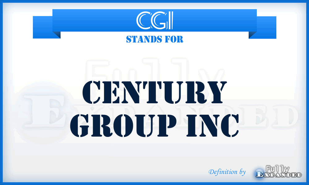 CGI - Century Group Inc
