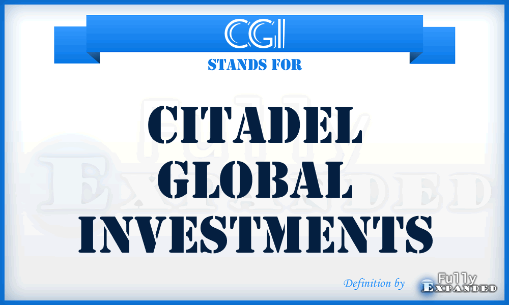 CGI - Citadel Global Investments