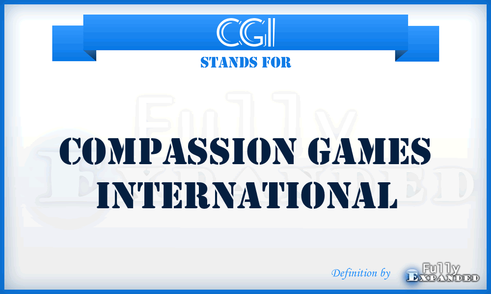CGI - Compassion Games International