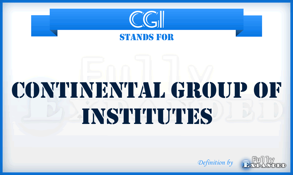 CGI - Continental Group of Institutes
