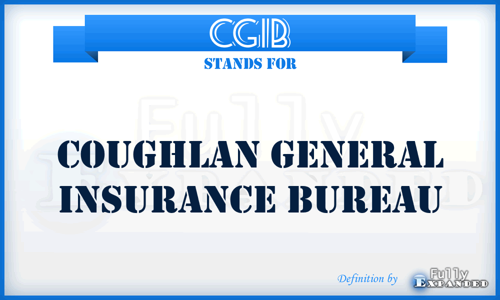 CGIB - Coughlan General Insurance Bureau