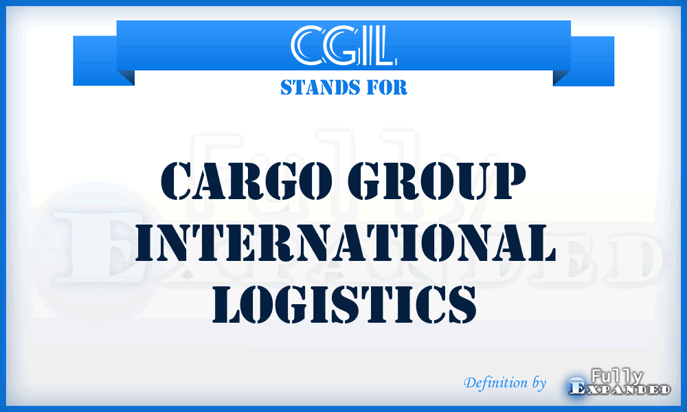 CGIL - Cargo Group International Logistics