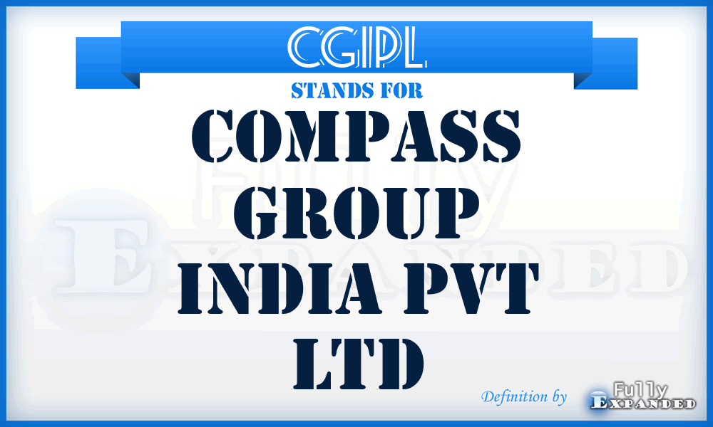 CGIPL - Compass Group India Pvt Ltd