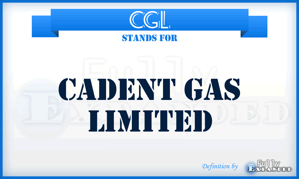 CGL - Cadent Gas Limited