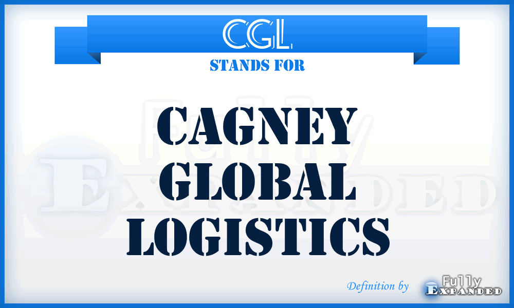 CGL - Cagney Global Logistics