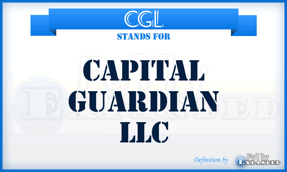 CGL - Capital Guardian LLC