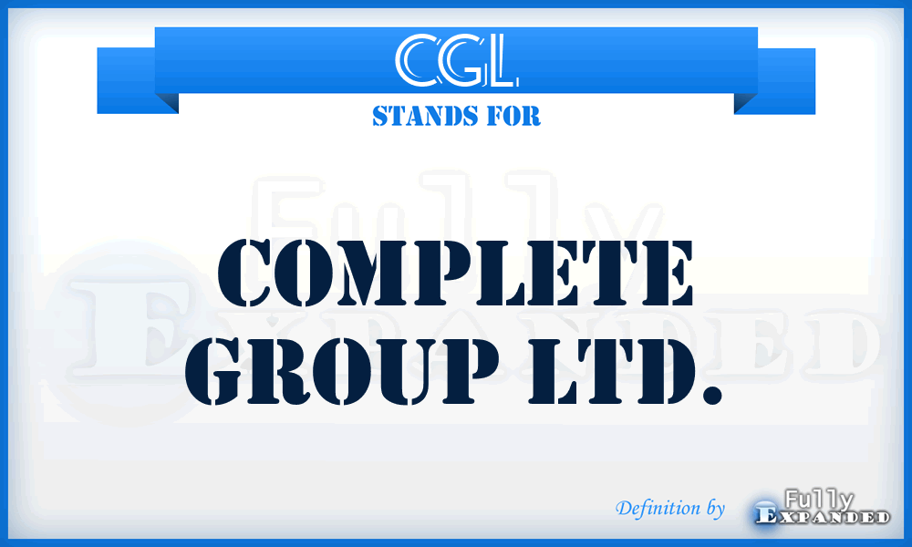 CGL - Complete Group Ltd.