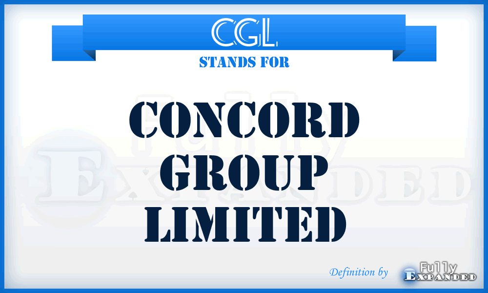 CGL - Concord Group Limited