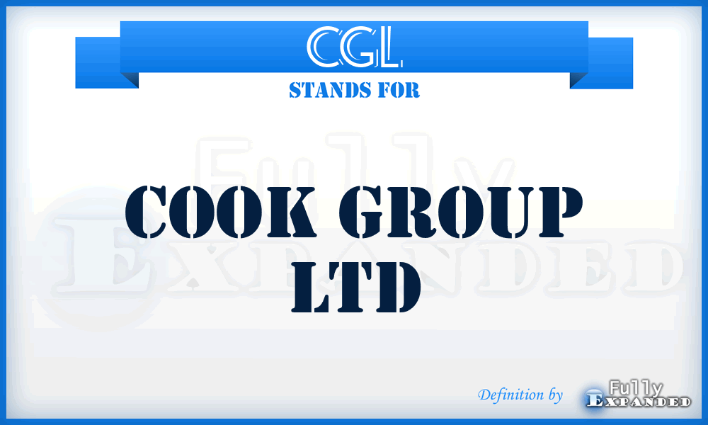 CGL - Cook Group Ltd