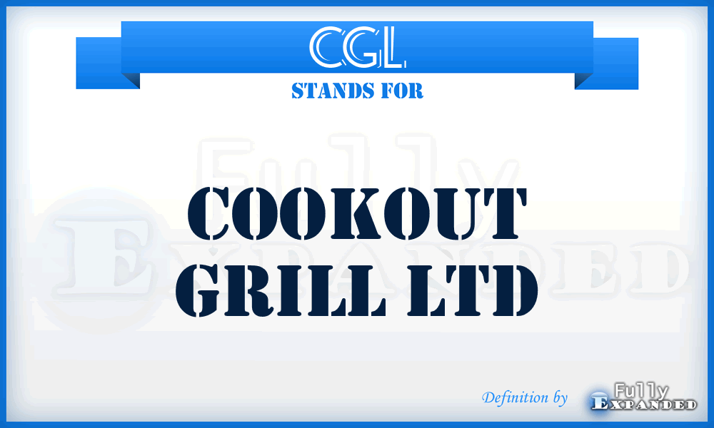 CGL - Cookout Grill Ltd