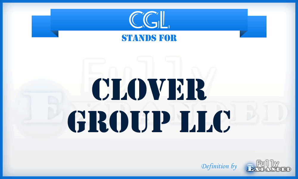 CGL - Clover Group LLC