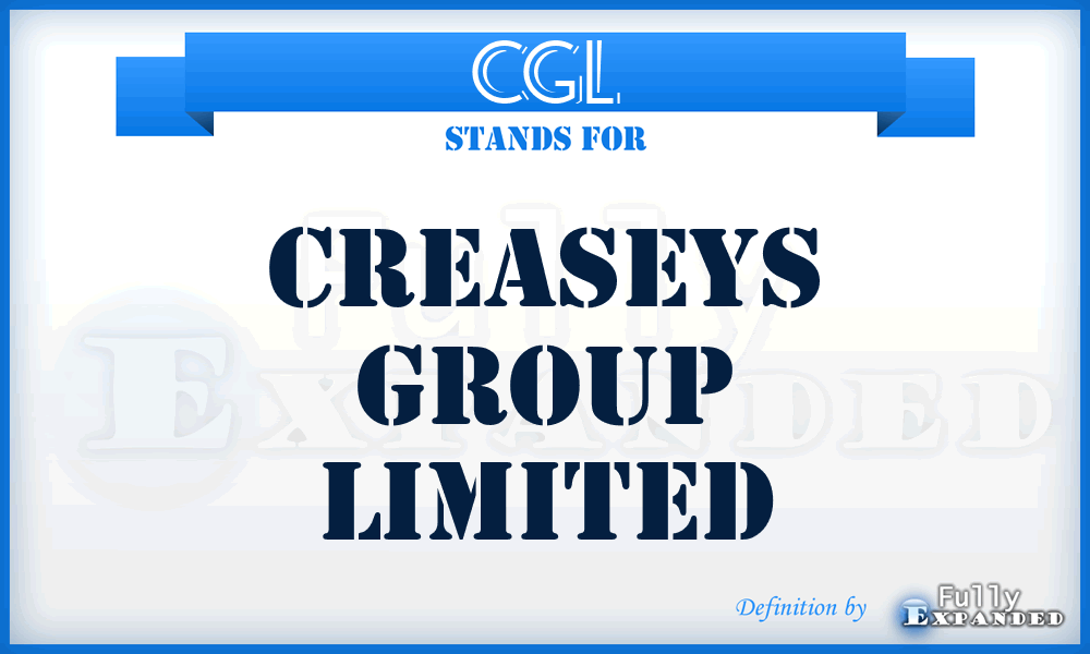 CGL - Creaseys Group Limited