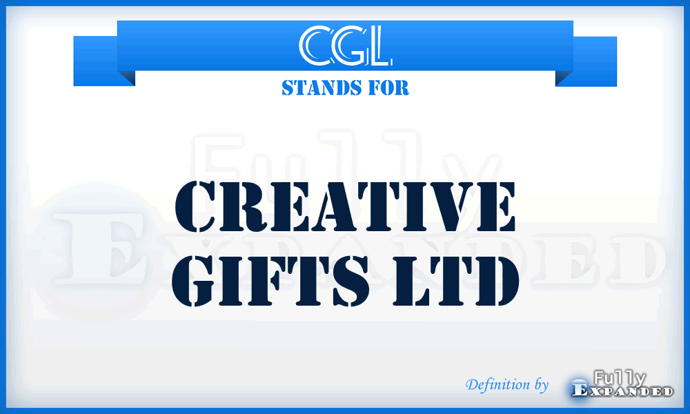 CGL - Creative Gifts Ltd