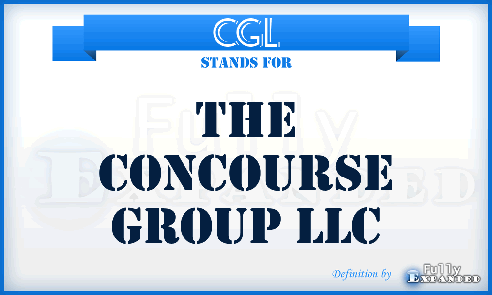 CGL - The Concourse Group LLC
