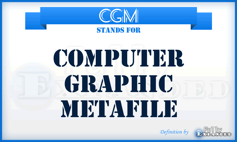 CGM - Computer Graphic Metafile