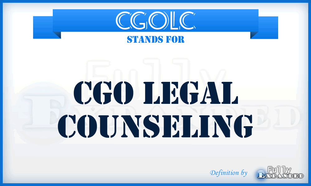CGOLC - CGO Legal Counseling