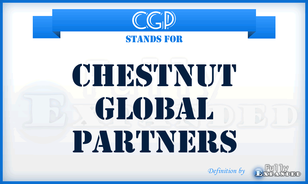CGP - Chestnut Global Partners
