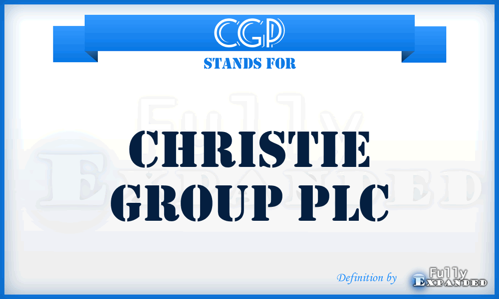 CGP - Christie Group PLC