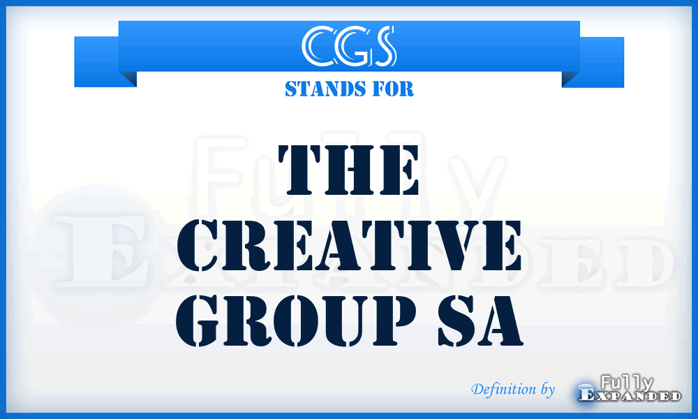 CGS - The Creative Group Sa