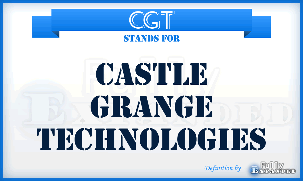 CGT - Castle Grange Technologies