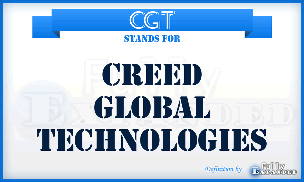 CGT - Creed Global Technologies
