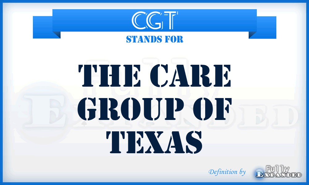 CGT - The Care Group of Texas