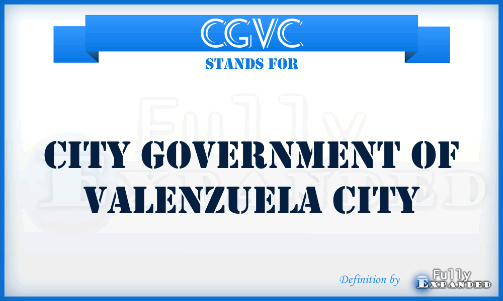 CGVC - City Government of Valenzuela City