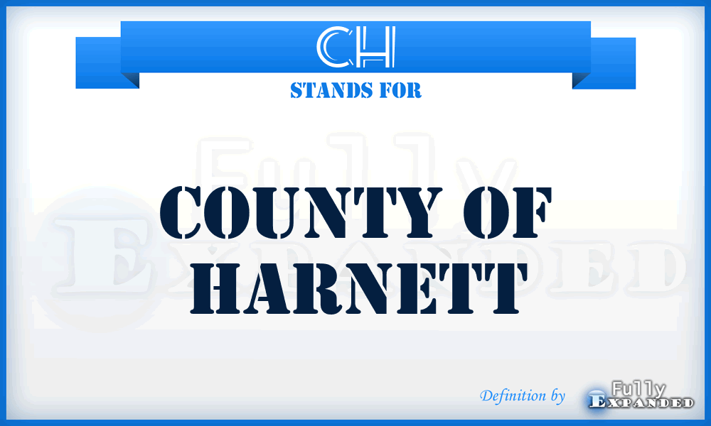 CH - County of Harnett