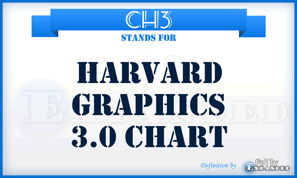 CH3 - Harvard Graphics 3.0 Chart