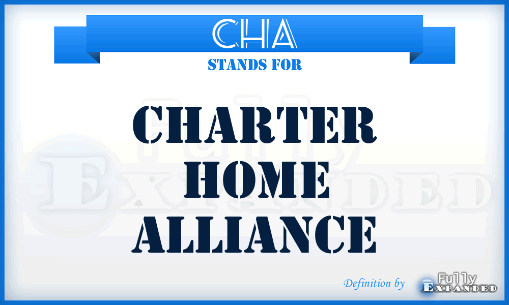 CHA - Charter Home Alliance