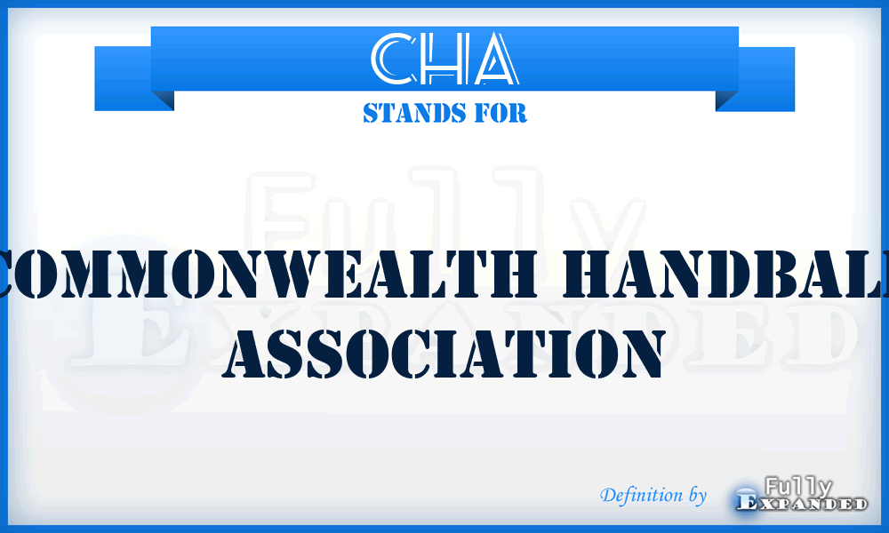 CHA - Commonwealth Handball Association