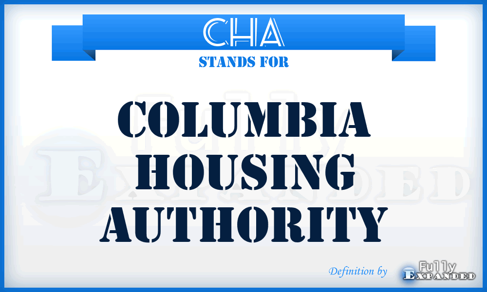 CHA - Columbia Housing Authority