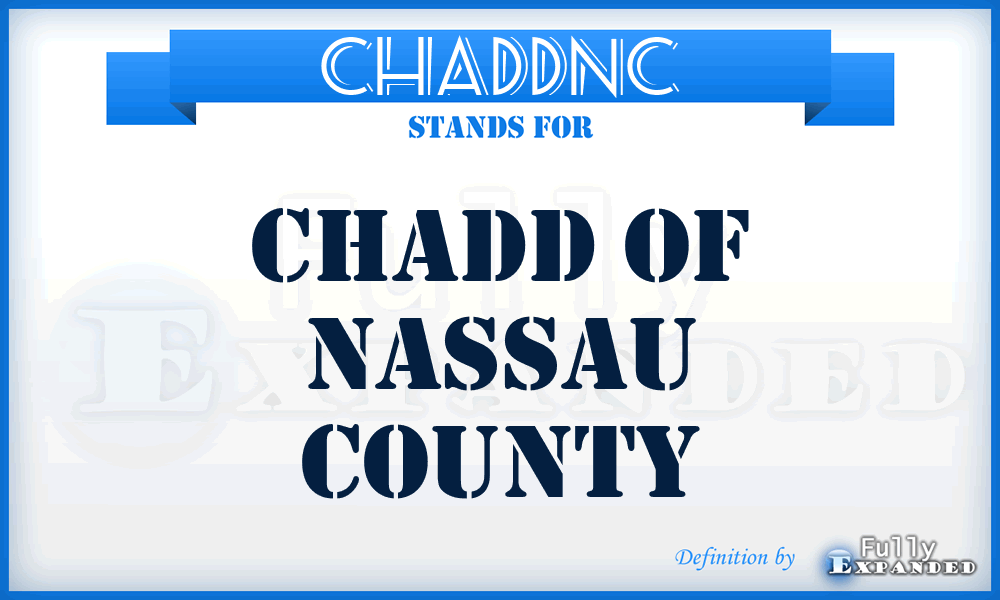 CHADDNC - CHADD of Nassau County