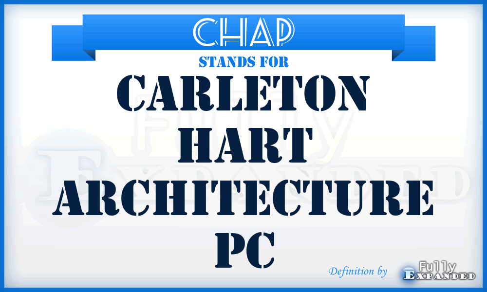 CHAP - Carleton Hart Architecture Pc