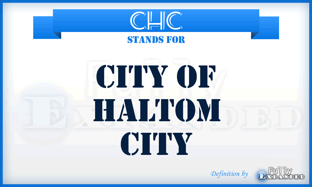 CHC - City of Haltom City