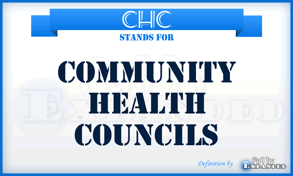 CHC - Community Health Councils